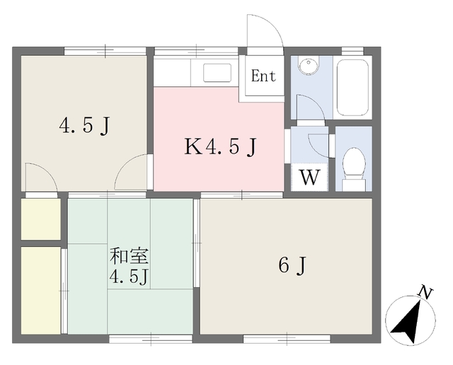 コーポ桑ノ木の間取り