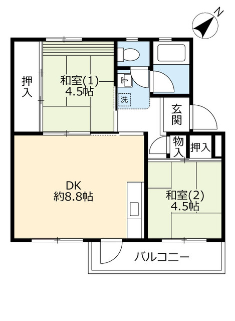 ＵＲ泉南一丘の間取り