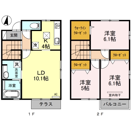 ハイタウン網川原の間取り