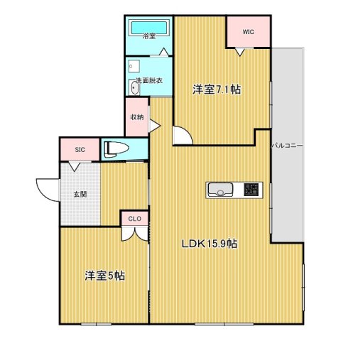 Le・Ciel北砂の間取り