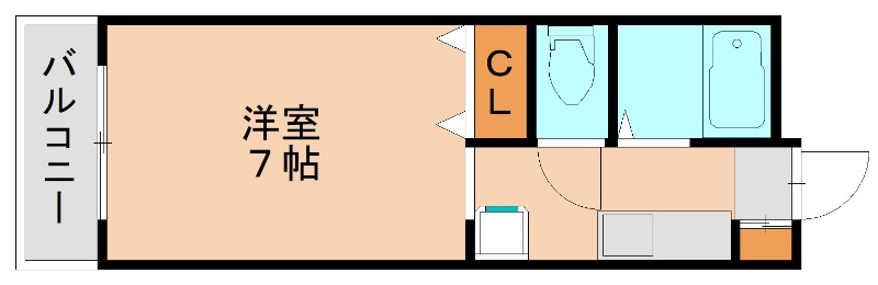 ベルトピアエグゼ福岡IIの間取り