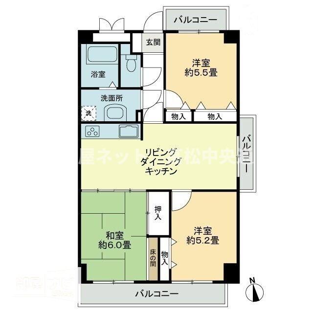 スカール太田の間取り