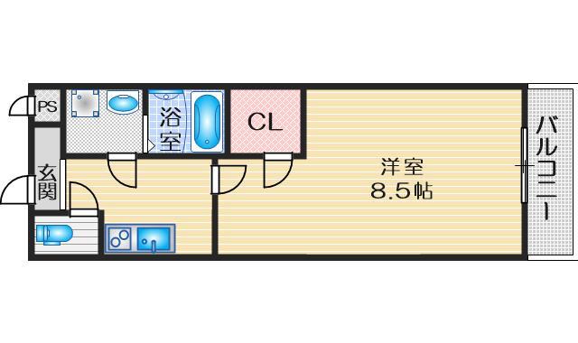 フジパレス吹田ウエストIII番館の間取り