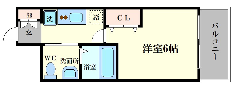 Park Hills 弁天町Reveの間取り