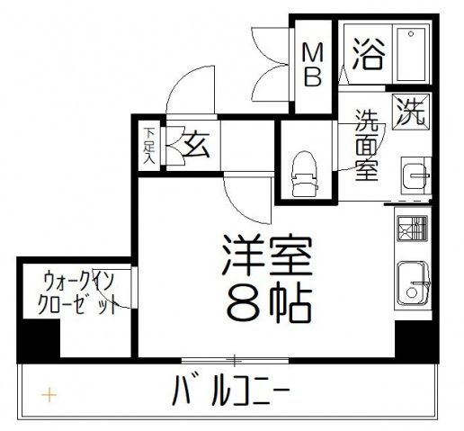 さいたま市大宮区宮町のマンションの間取り