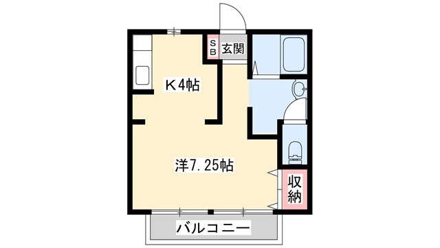 ファミール富永の間取り