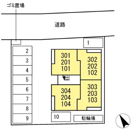 【呉市広駅前のアパートのその他共有部分】