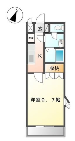 西多摩郡日の出町大字平井のアパートの間取り