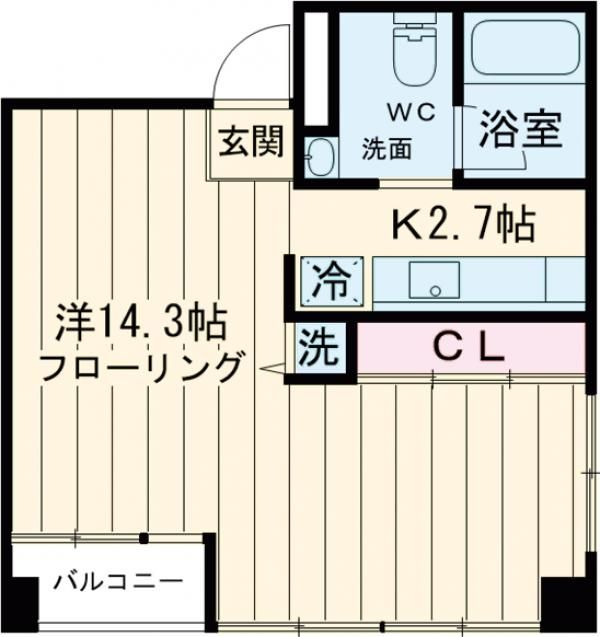 【コンフォール等々力の間取り】