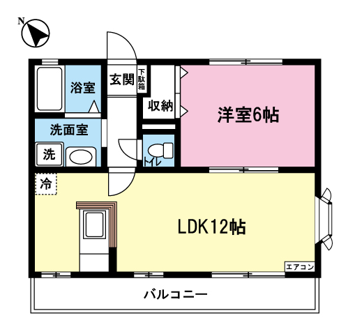 ブルク大倉山の間取り