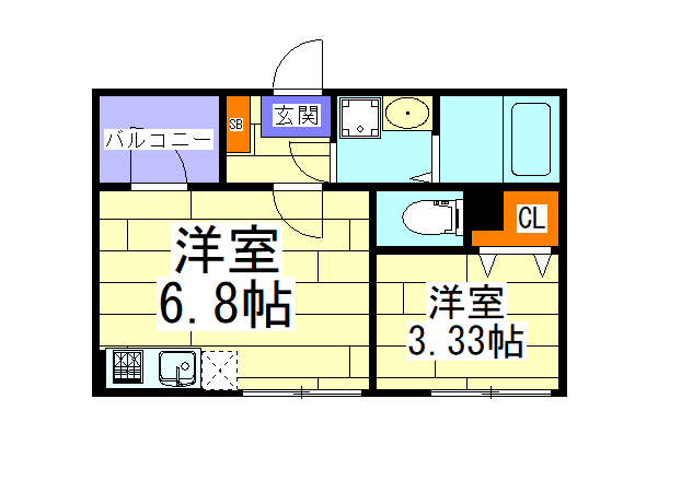 ハーモニーテラス新今里IIIの間取り