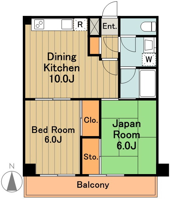 【八王子市越野のマンションの間取り】