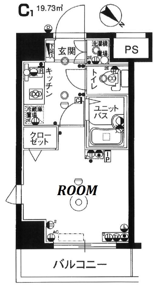 スカイコート東大前壱番館の間取り