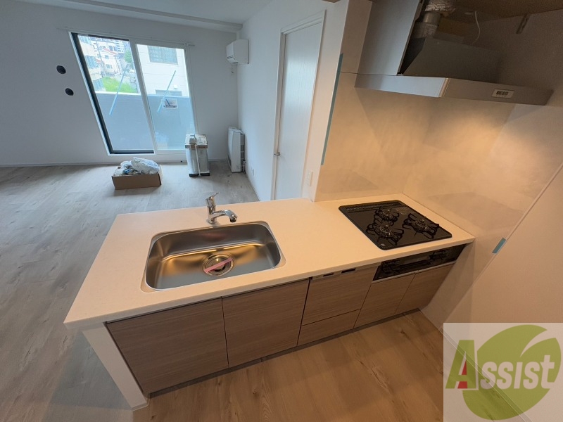 キッチン　システムキッチンなので、すぐお料理に使えます！