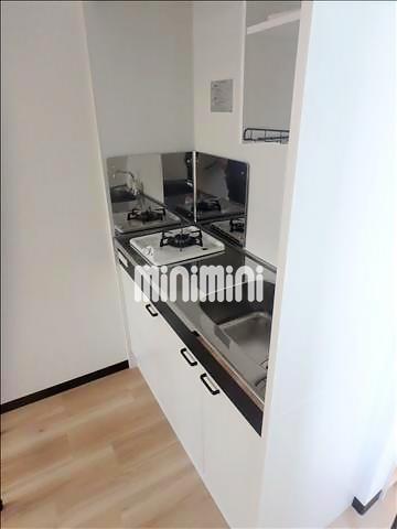 キッチン　１口ガスコンロ付きのキッチンです。