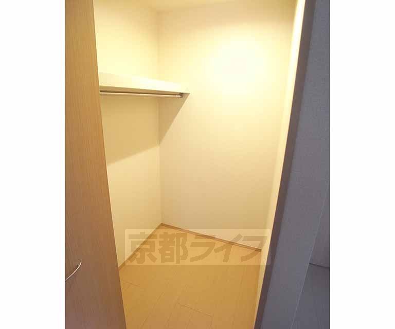 収納　ウォークインクローゼットです。