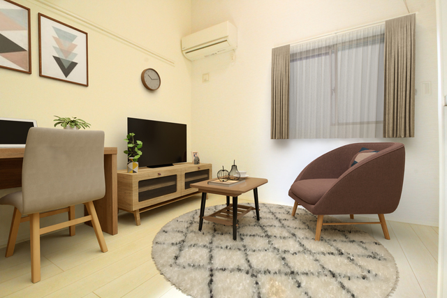 居室・リビング　こちらの家具はＣＧです。家具付きではございません。