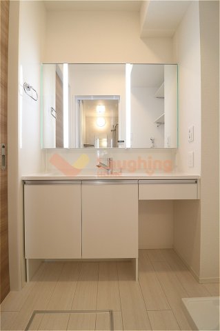 洗面設備　同施工会社の類似物件の写真です