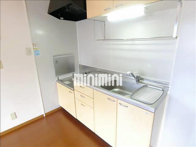 キッチン　２口ガスコンロ設置可能なキッチンです。