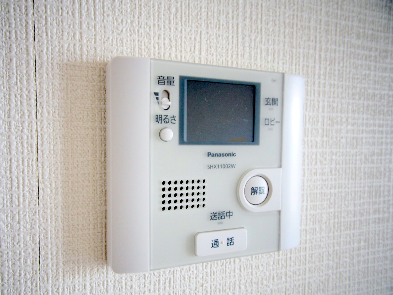 セキュリティ　モニター付きインターホン完備しています♪