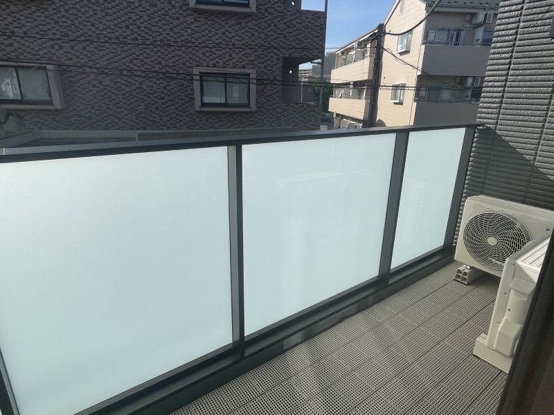 バルコニー　西側ベランダ