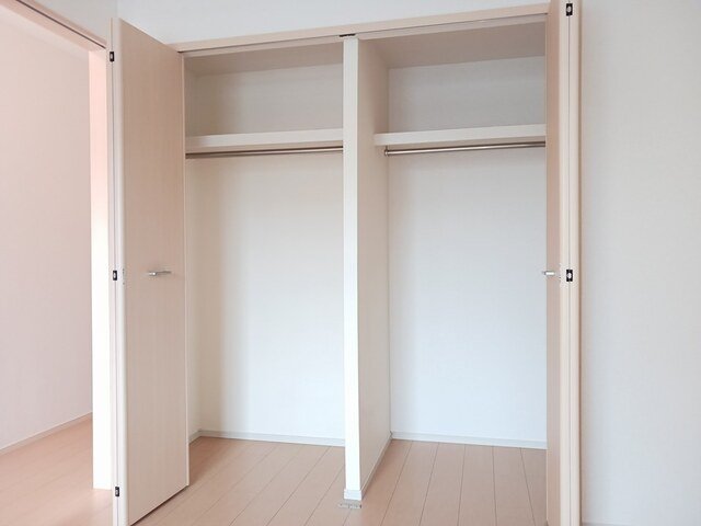 収納　たっぷりとした収納スペースです