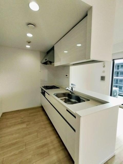 キッチン　３口ガスコンロ・ディスポーザー・浄水器