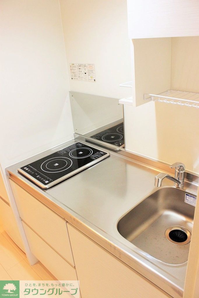 キッチン　電気コンロ２口