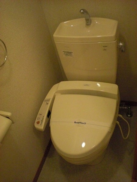 トイレ　ウォシュレット機能付きのトイレです。
