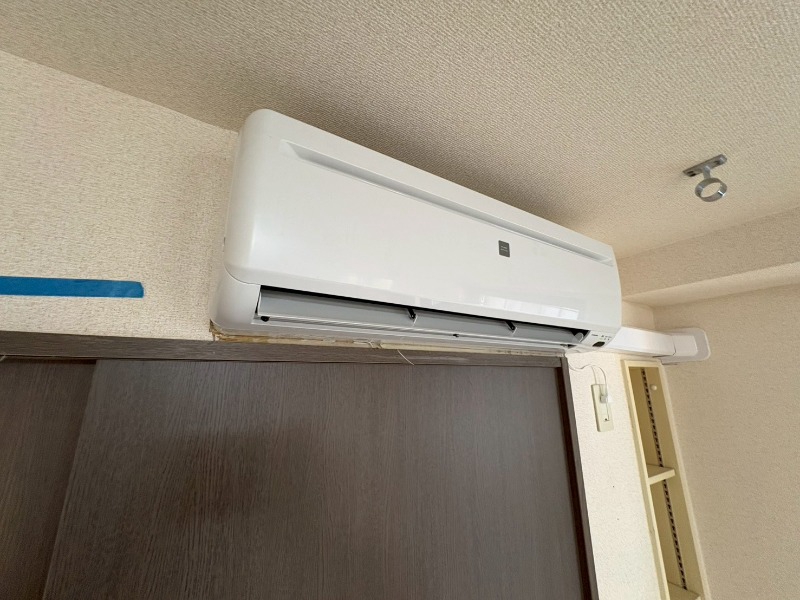 その他設備　エアコンが設置してありますので、寒暖対策もばっちり。