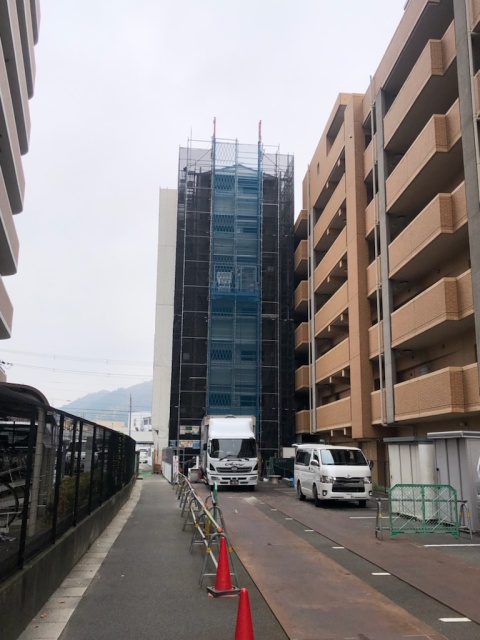 駐車場　建設中