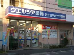 ドラックストア　ウエルシア足立加平店（ドラッグストア）まで168m
