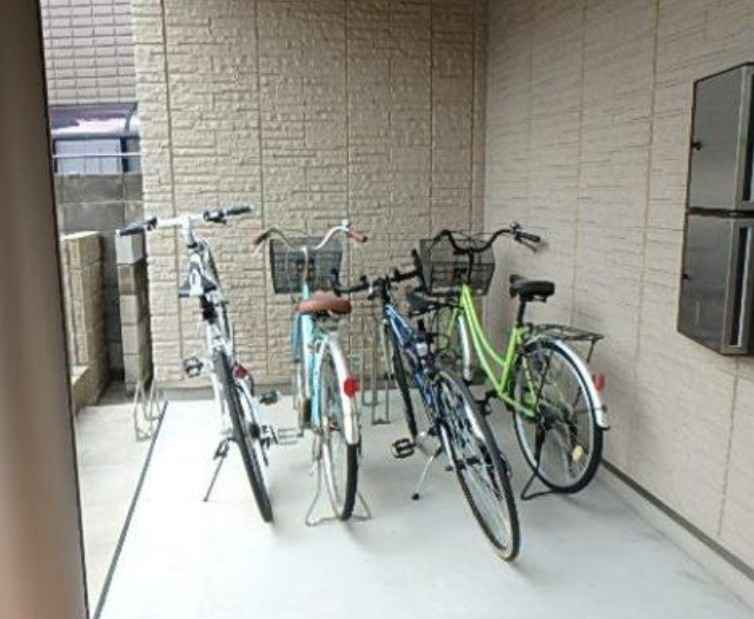 駐車場　駐輪場です。