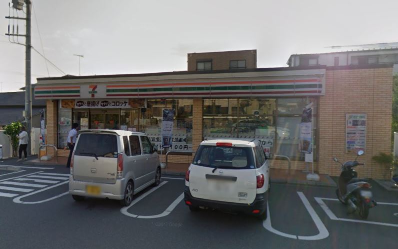 コンビニ　セブン-イレブン厚木市戸田店（コンビニ）まで444m