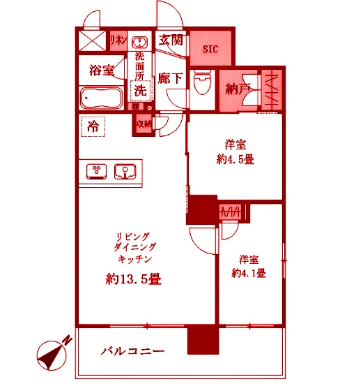 ステラコート川崎の間取り写真