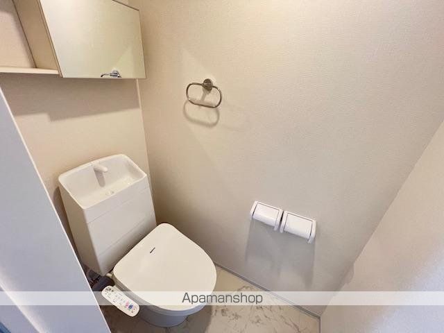 小田原市酒匂 アパートII期工事のトイレ写真