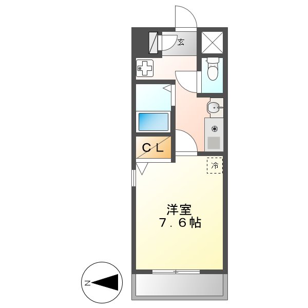 クレストステージ内山の間取り写真