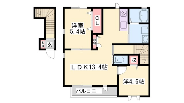 シャーメゾンアメニティの間取り写真