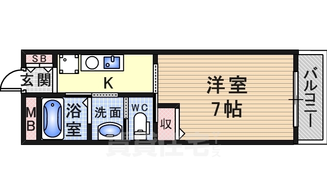 ラポール新伊丹の間取り写真