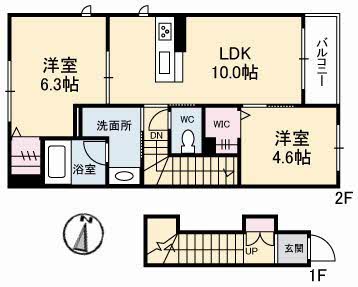 シャーメゾン令和の間取り写真