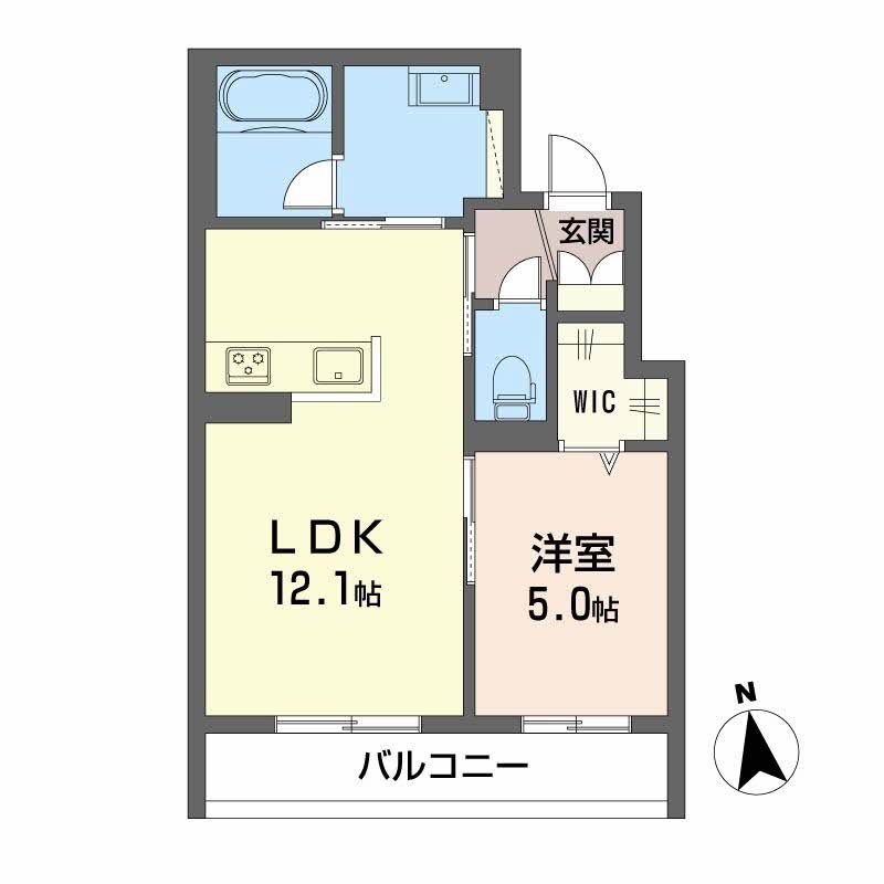 ＪＲ山陽本線 向洋駅 徒歩8分 3階建 築2年の間取り写真