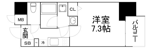 Metrosa南森町の間取り写真