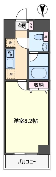 SHOKEN Residence横浜WESTの間取り写真