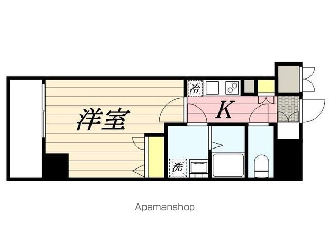 多摩都市モノレール 上北台駅 徒歩1分 9階建 築6年の間取り写真
