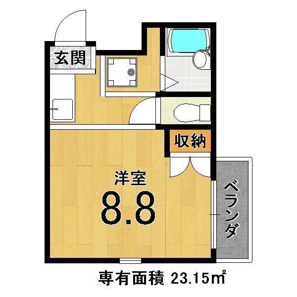 Heim光陽の間取り写真