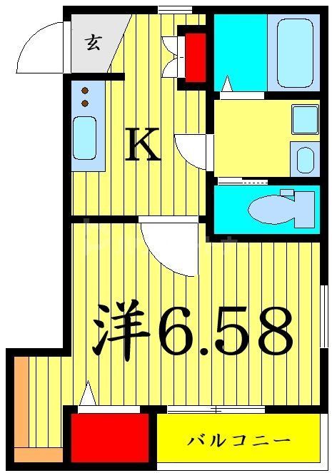 Cartello立石の間取り写真