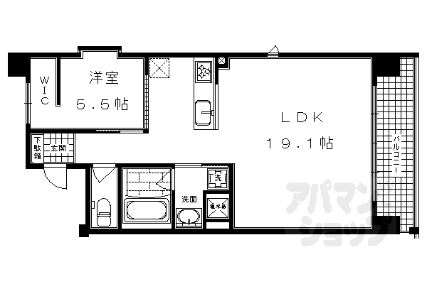 IL ROSSO堀川六角の間取り写真