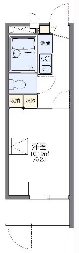 レオパレス代万の間取り