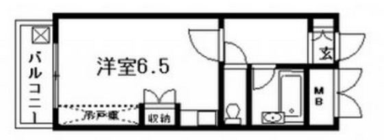 ハイソサエティ宝町の間取り