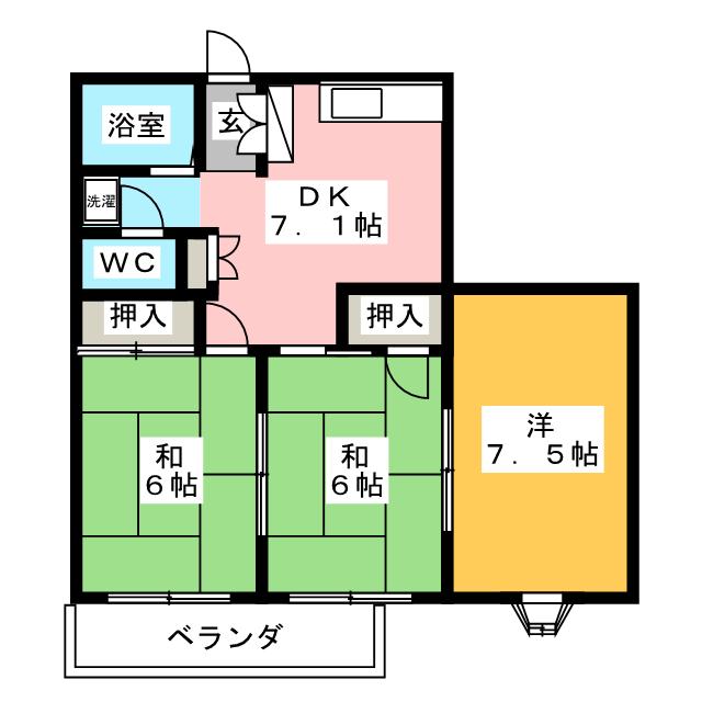 サンライト並木の間取り